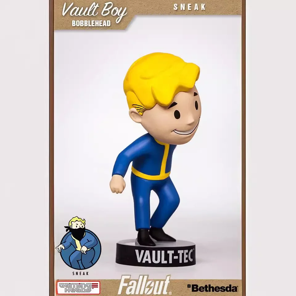 Радиация 4 Радио boy Fallout Q Edition 1 поколения 7 Шейк Хэд Vault Boy Коробка кукла