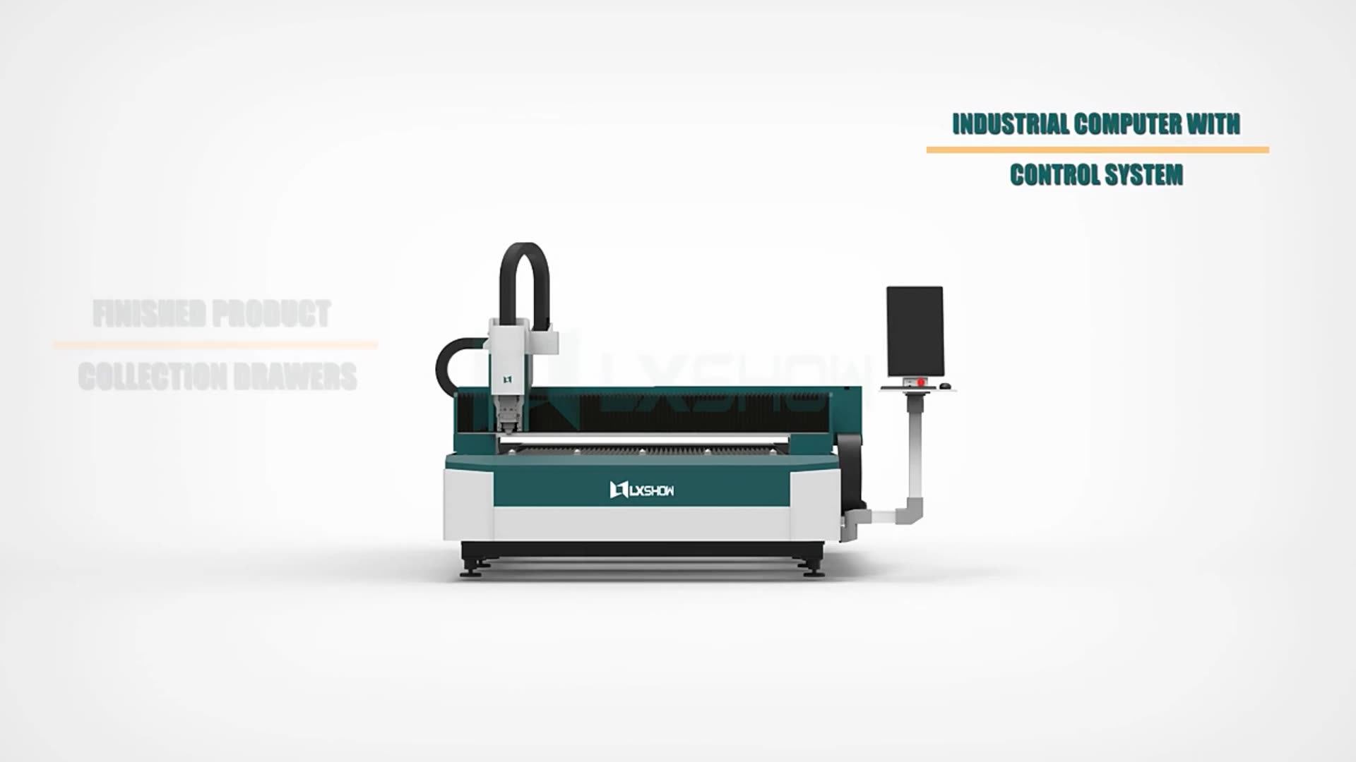 Lxshow 1530 Laser Cut Iron Sheet 2kw 3kw 3000watt 4000w 5000w Laser