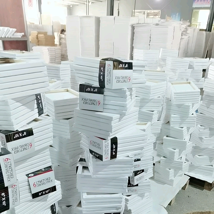 Bulk Pack Blank Canvas Primed,100 Acid Free Cotton,Acrylic,Oil Paint