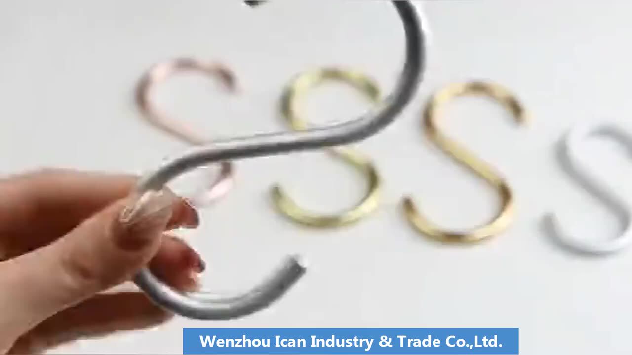 Heavy Duty Black Coating Steel S Shaped Hook Buy S Hook,Metal Hook