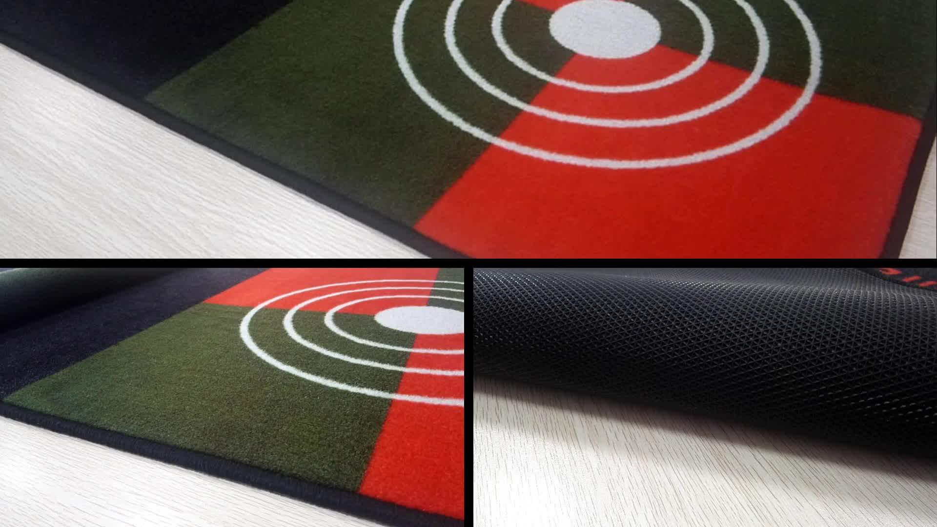 Premium Quality Custom Printed Golf Matt Golf Training Aid Golf Putter