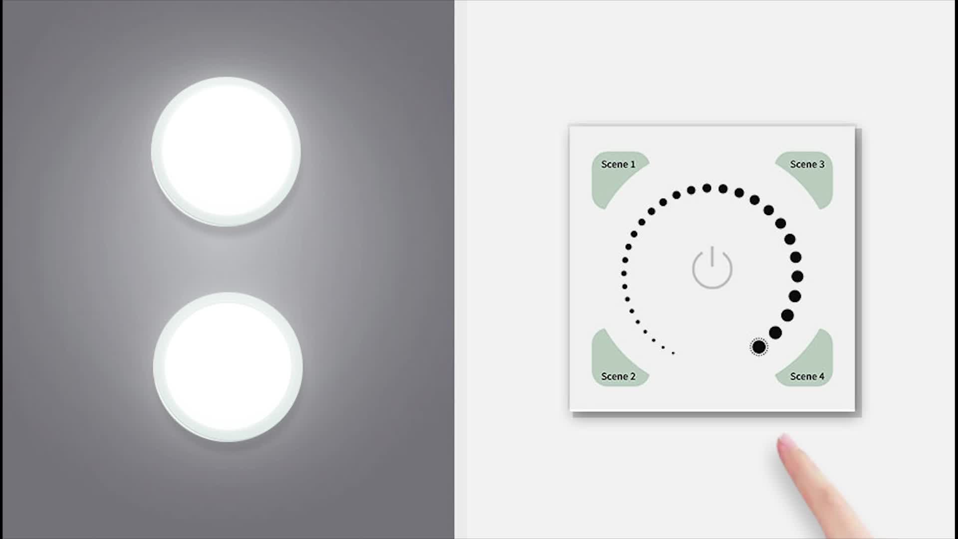 Dali Dimmer Control System Wall Dimming Switch Dali Scene Touch Panel