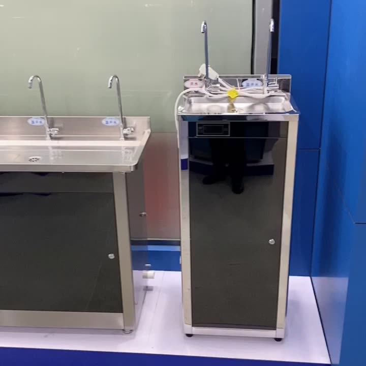 Electric 3 Tap Stainless Steel Water Purifier Dispenser Hot And Cold