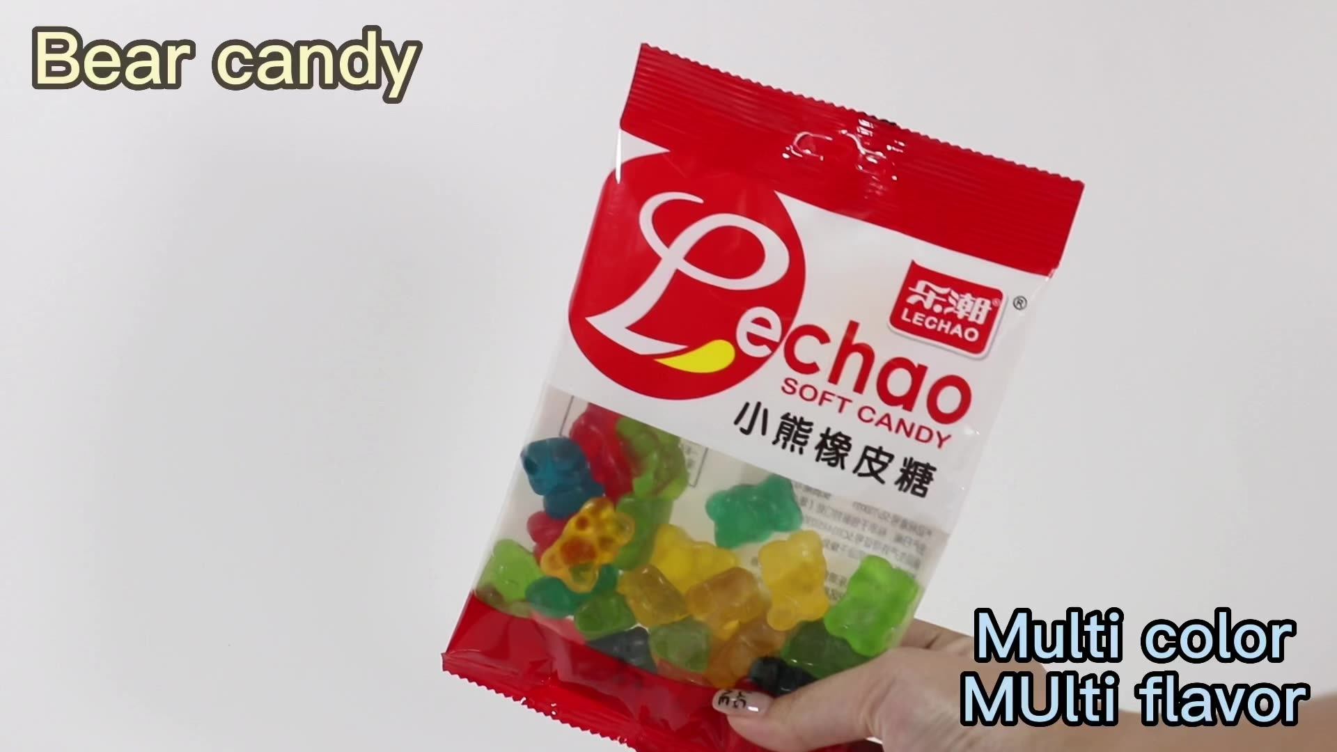 Bulk Packing Low Moq Animal Shaped Fruit Confectionery Candy Gummy Bear