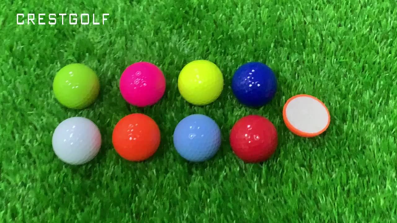 Mixed Colored Golf Balls For Mini Golf Customizable Logo And Color