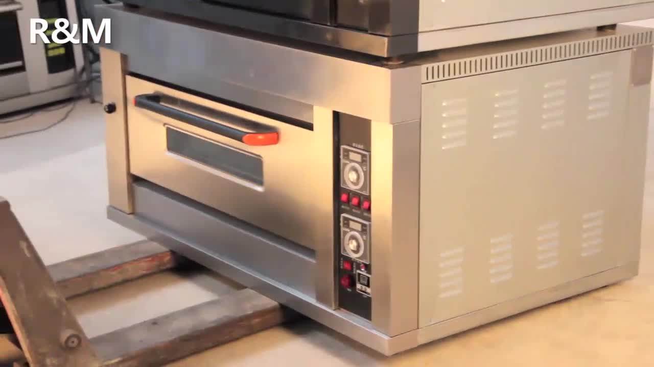 Industrial Bread Baking Pizza Deck Oven Philippines Single Layer Industrial Deck Oven Baking