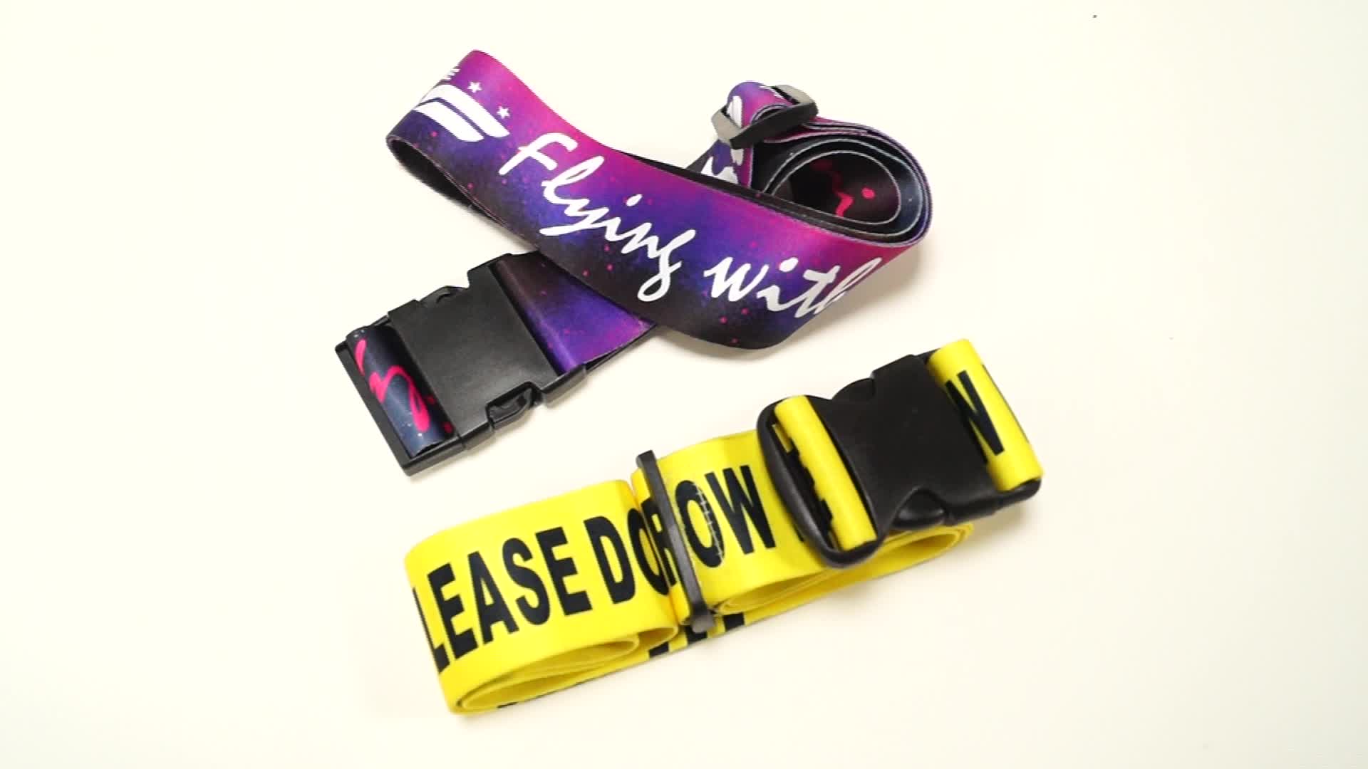 custom luggage strap