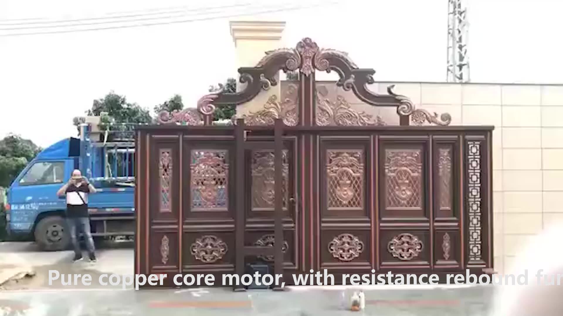 Remote App Control Sliding Gate Opener Kit Automatic Electric Door