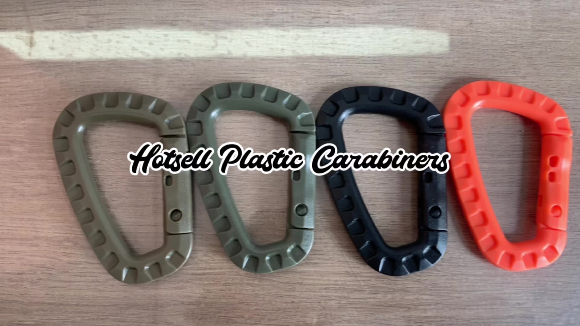 2020 Amazon Hotsales Plastic Carabiner Hook Clips 2 Polymer Dring