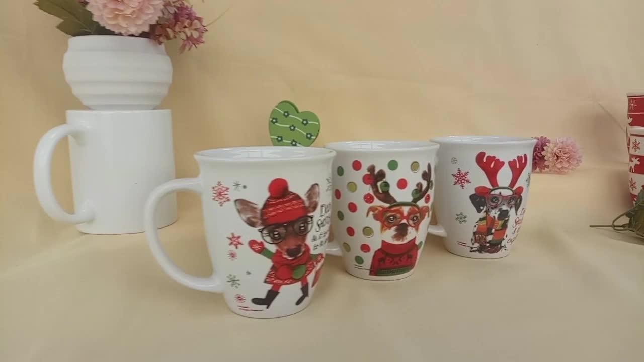 Ceramic Christmas Cup Decal Mug Cheap Coffee Set Buy Christmas Decal Mug,Coffee Set,Ceramic