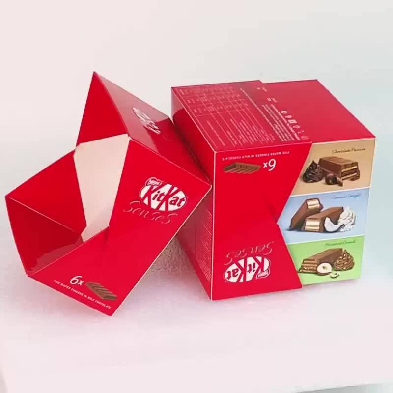 Wholesale Custom Cardboard Printed Retail Candy Packaging Display Kraft