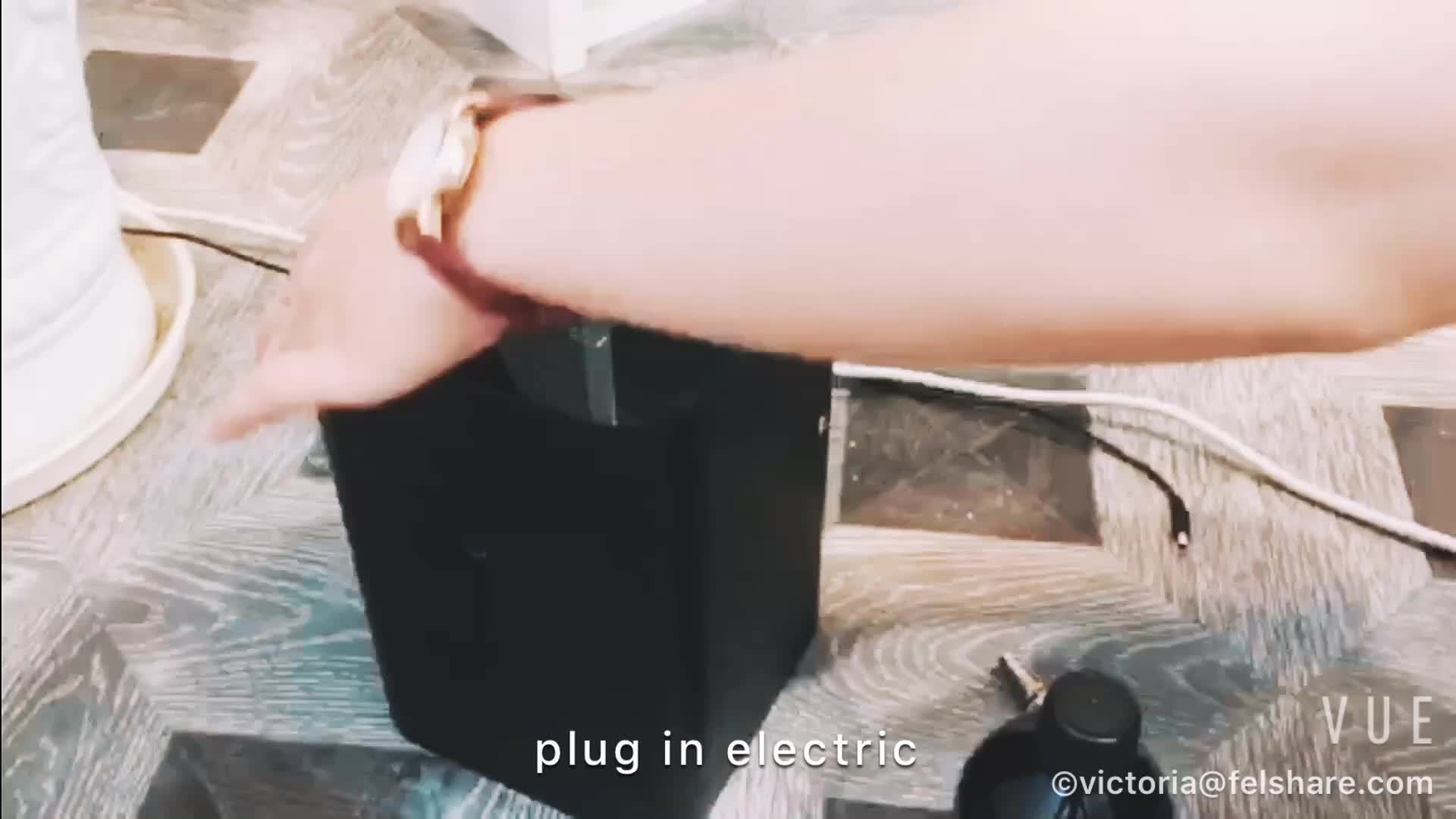 Felshare Aroma Diffuser 500 Ml Waterless Use Cartridge Oil Nebulizer