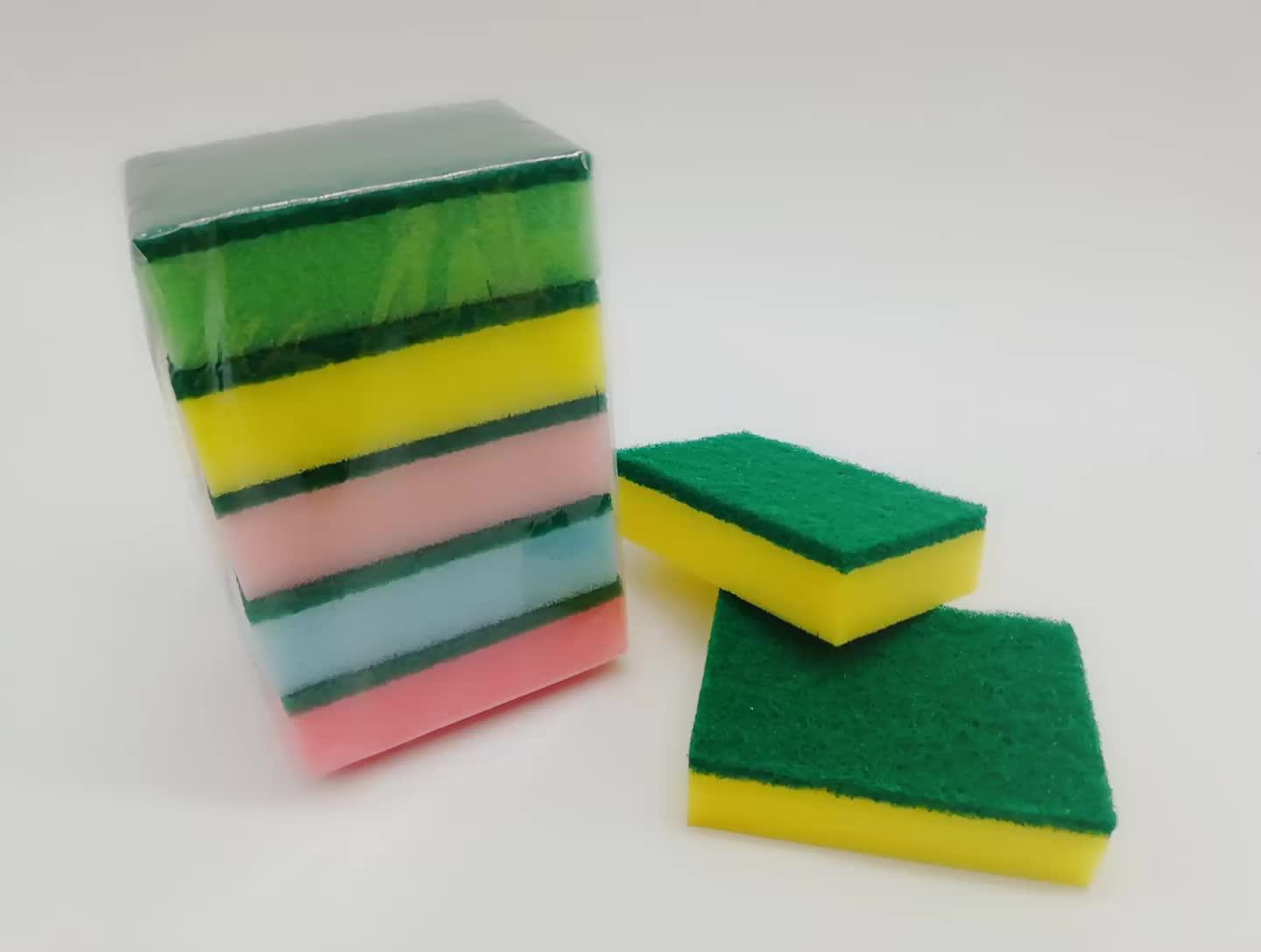 Hot Selling Dish And Pot Scouring Cleaning Sponge Buy Kitchen Scouring Cleaning Sponge