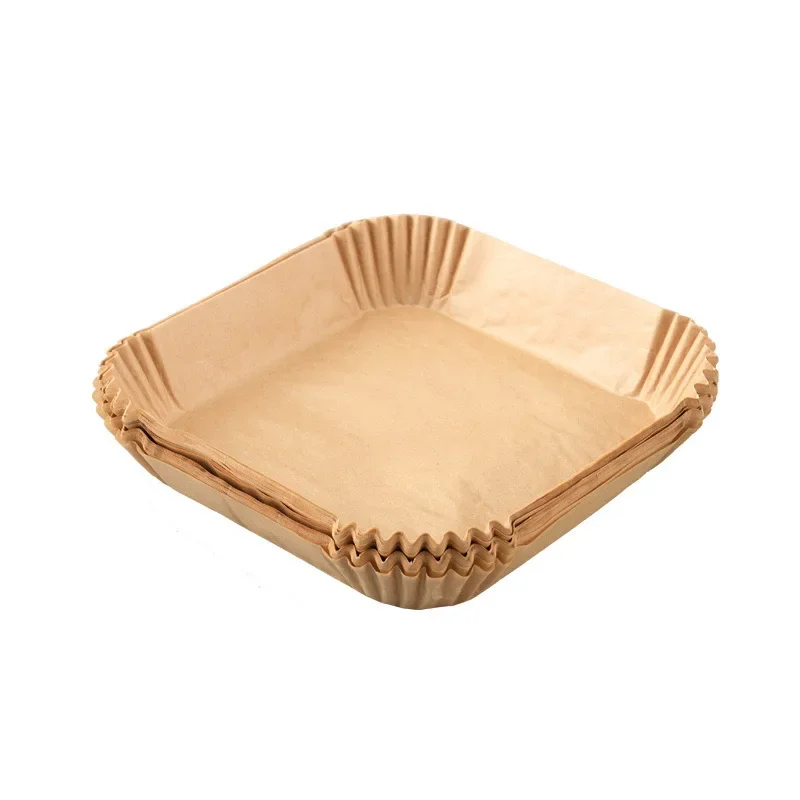 Коптильня Air Fried Pot Special Paper Oil-absorbing paper oil -proof paper baking paper tray dragging paper бытовая пищевой силиконовый бумажный сосуд