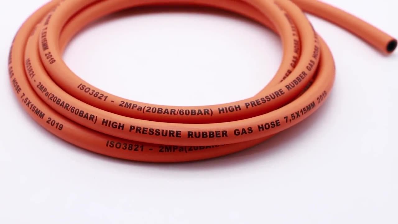 High Pressure Nbr Material Orange Rubber Lpg Gas Pipe Buy Rubber Lpg