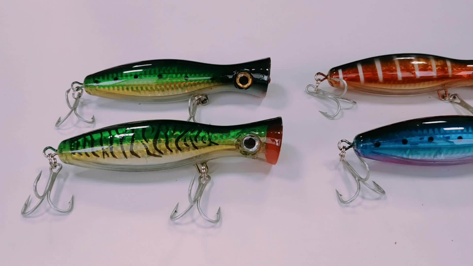 13cm 43g Popper Lures Fishing Sea Saltwater Floating Lure Bodies