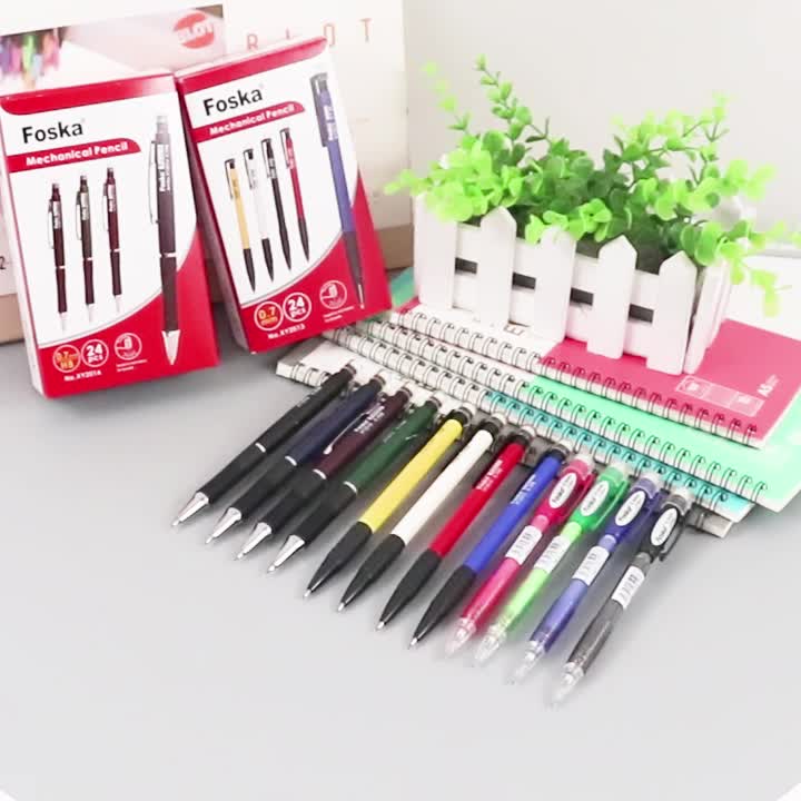 Good Quality 0.5MM and 0.7MM Plastic Mechanical Pencil with Eraser