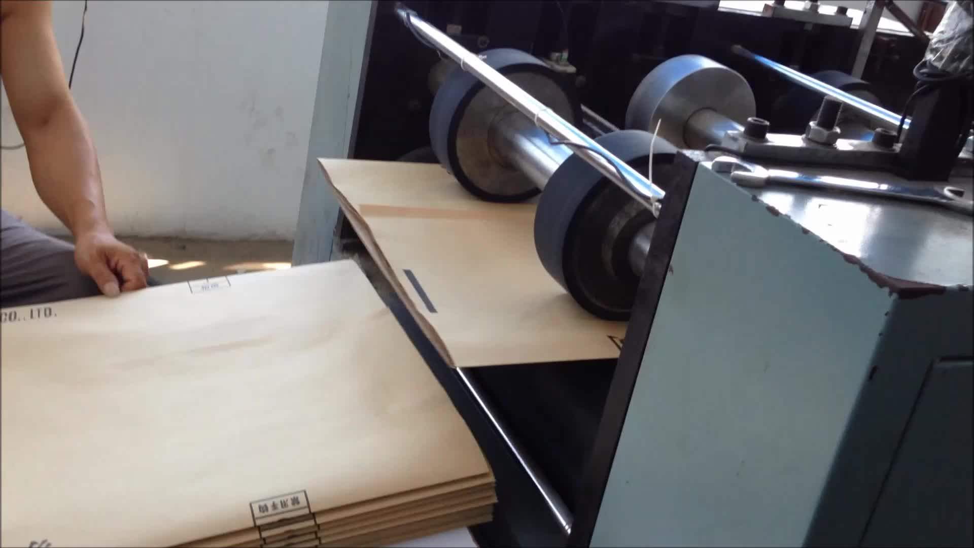 Automatic kraft paper bag making production line of valve port, View