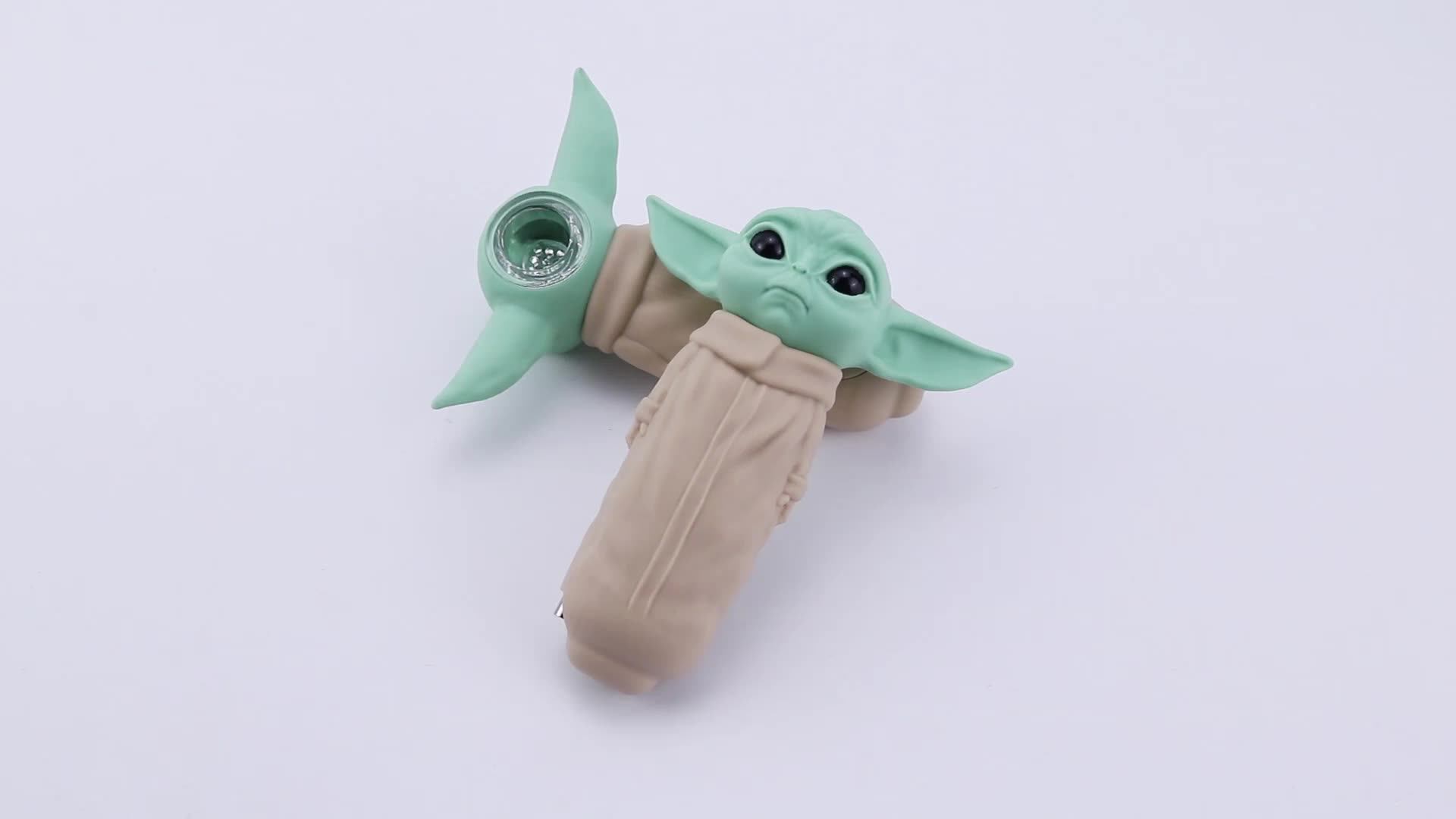Baby Grogu Yoda Pipe Silicone Smoking Accessories Buy The Mandalorian