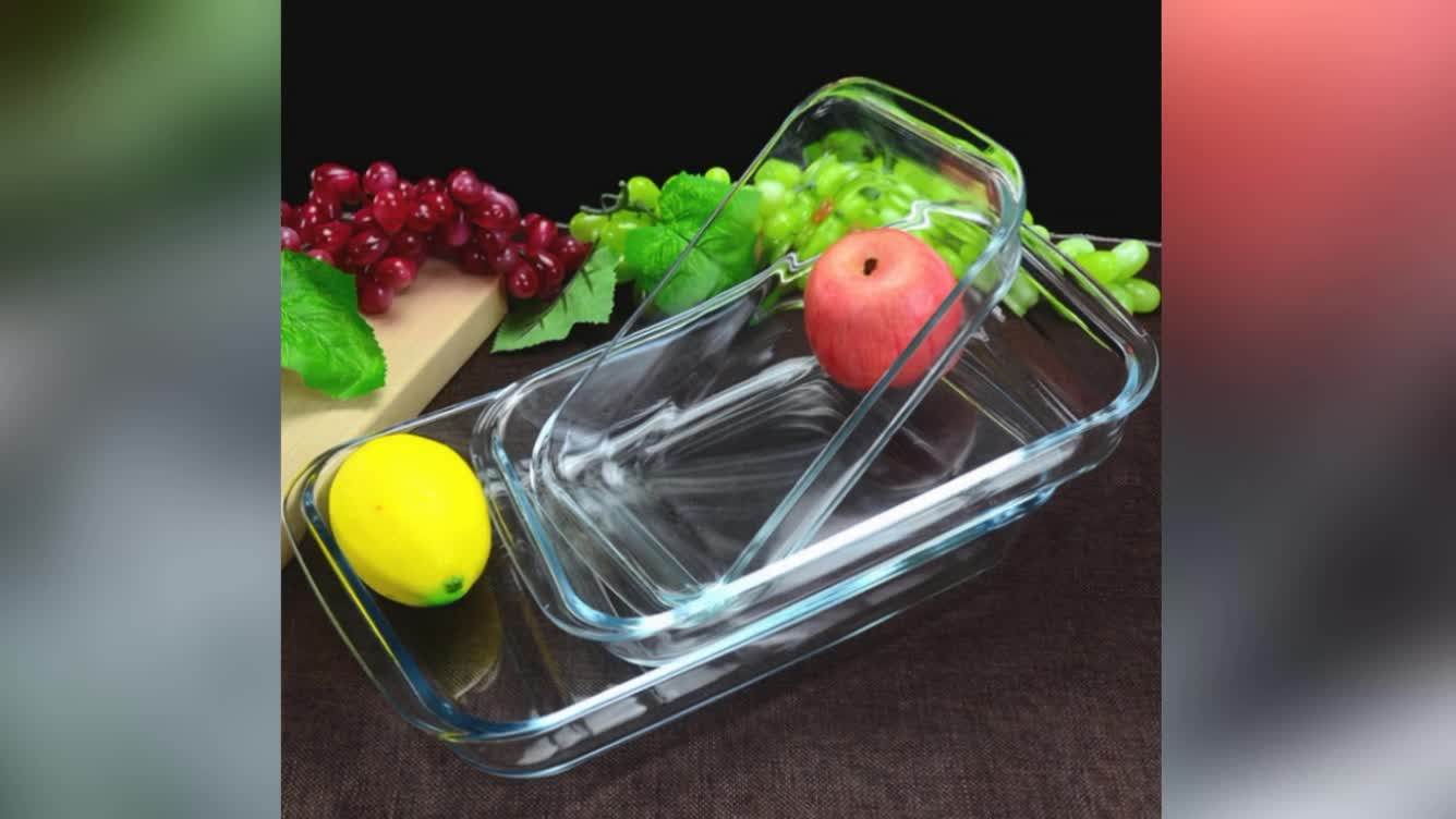 Manufacturers Glass Bakeware Oven Safe Heat Resistant Glass Baking Dish