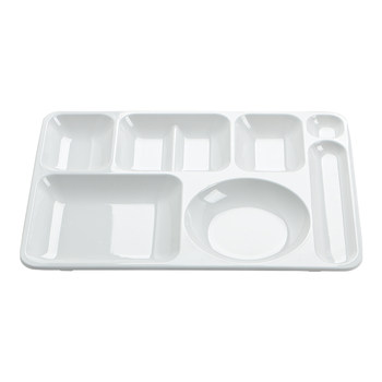 Creative space fast food plate 10 pack melamine partition