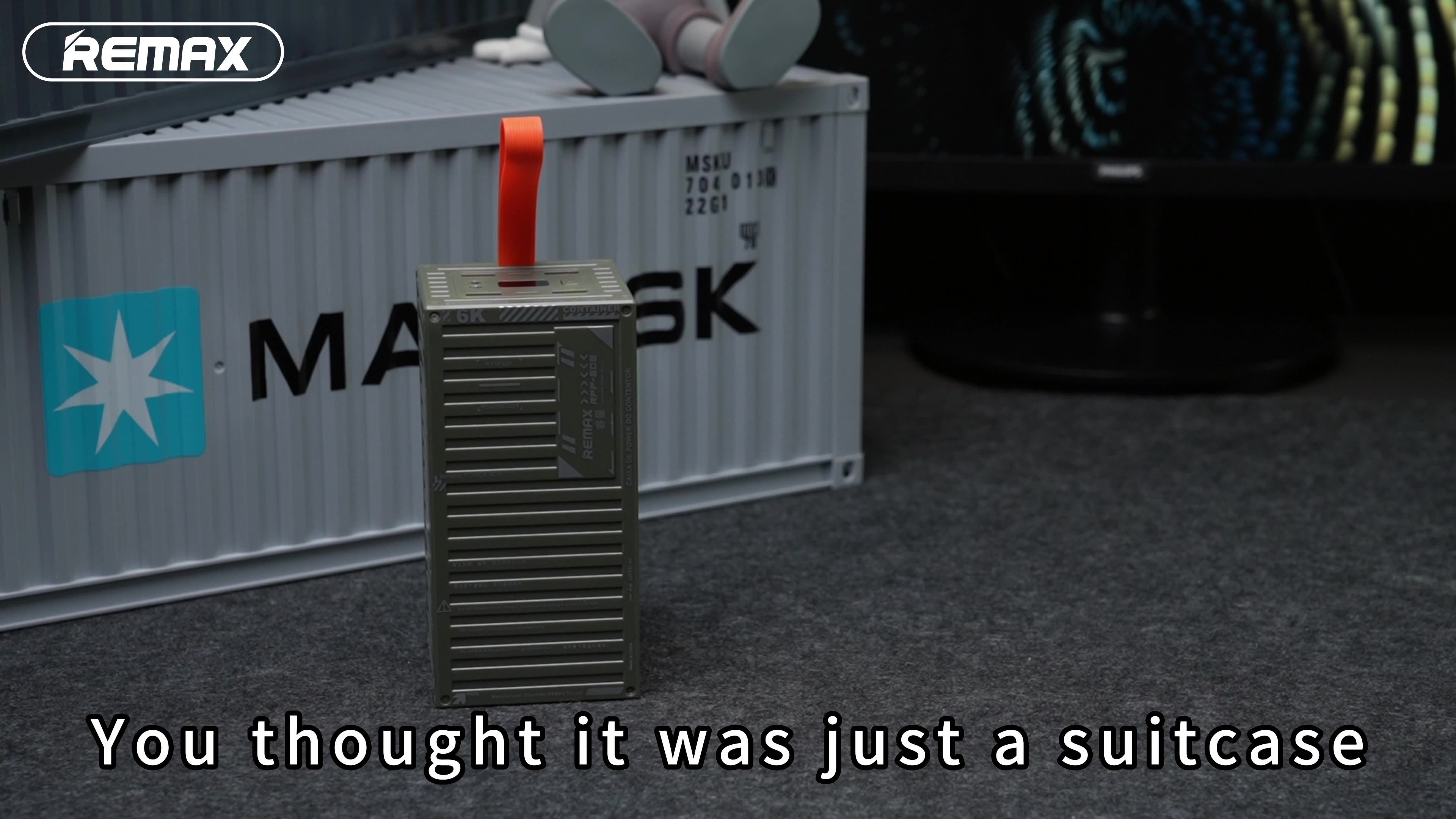 Remax Container Series 20w+22.5w Rpp-609 60000mah Outdoor High Capacity ...