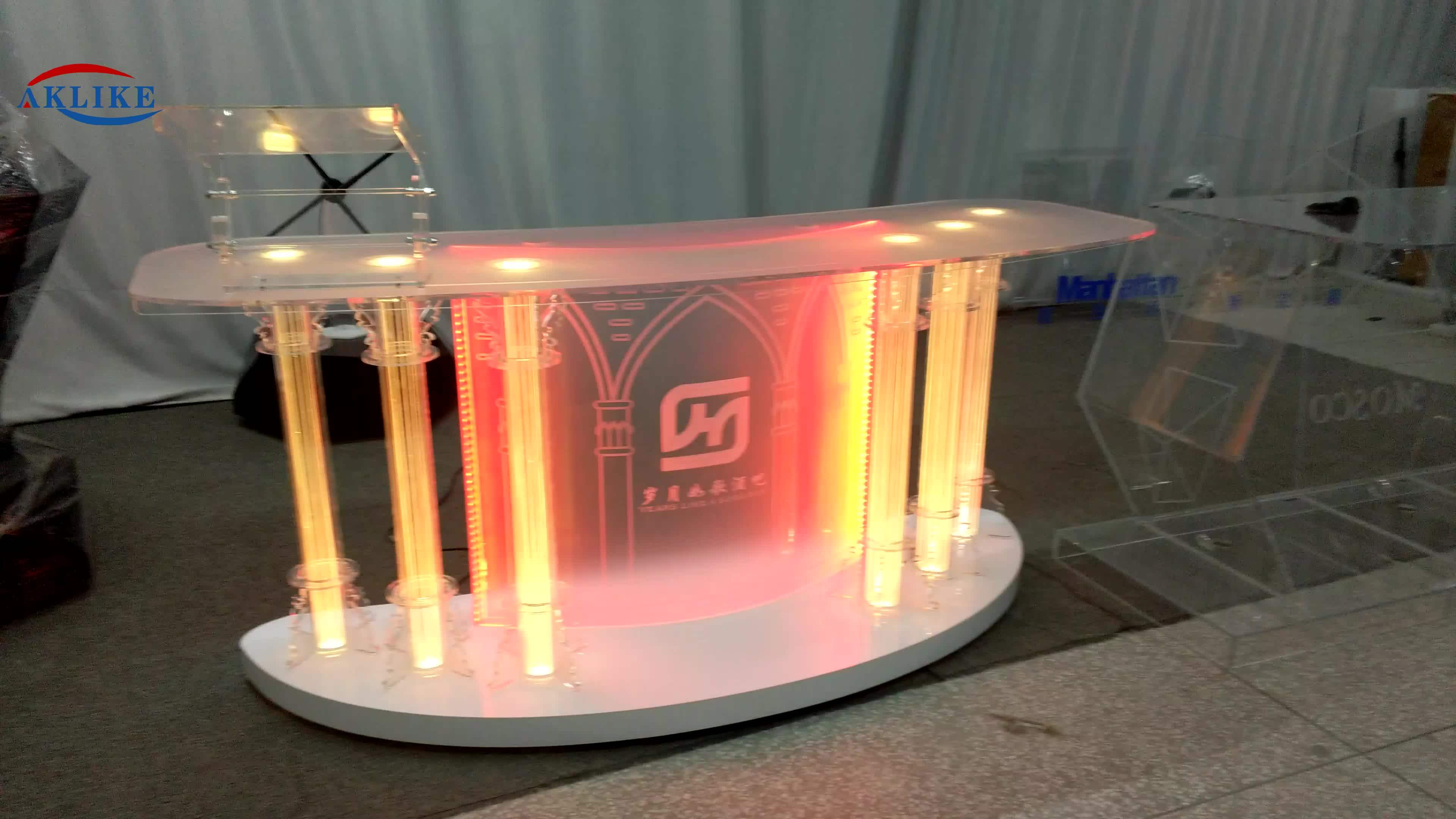 Modern Dj Pro Event Table Ii Portable Aklike Dj Booth Truss Facade+lights  Nightclub, Bar, Home,party,outdoor ,events Usage - Bar Tables - AliExpress