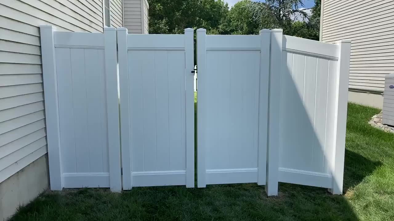 6x8 Pvc Garden Full Privacy Fence Panels White,Cheap Vinyl Fence Panels