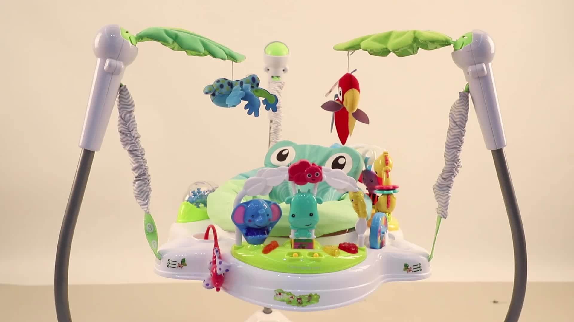 2020 Konig Kids Hot Sale Music Baby Bouncer Wheels Jumper Activity Toys