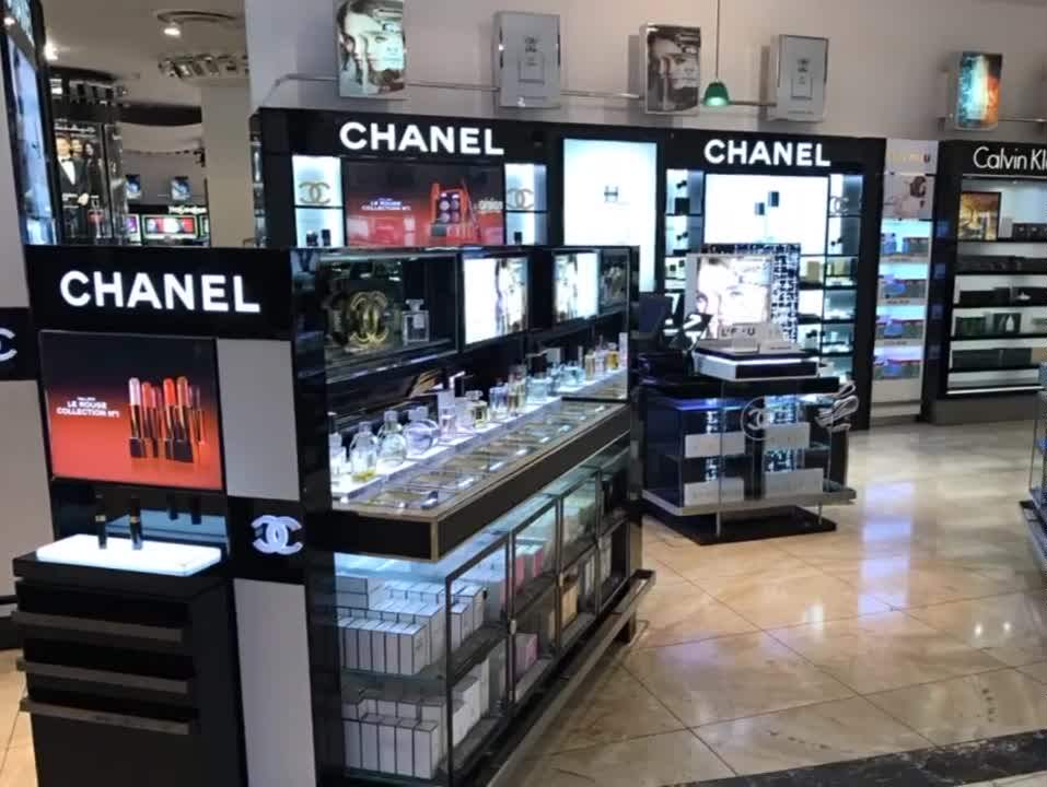 Classical Makeup Store Decoration Showcase Acrylic Perfume Display