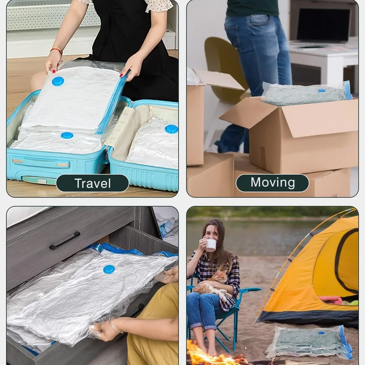 Factory supply vacuum compression bag quilt storage bag clothes quilt travel moving packaging pump factory