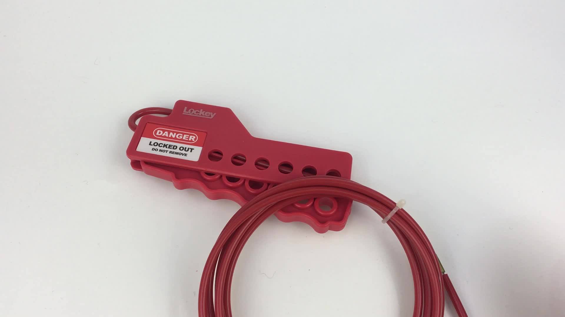 Master High Security 4 Hole Lock Stainless Steel Wire Cable Lockout