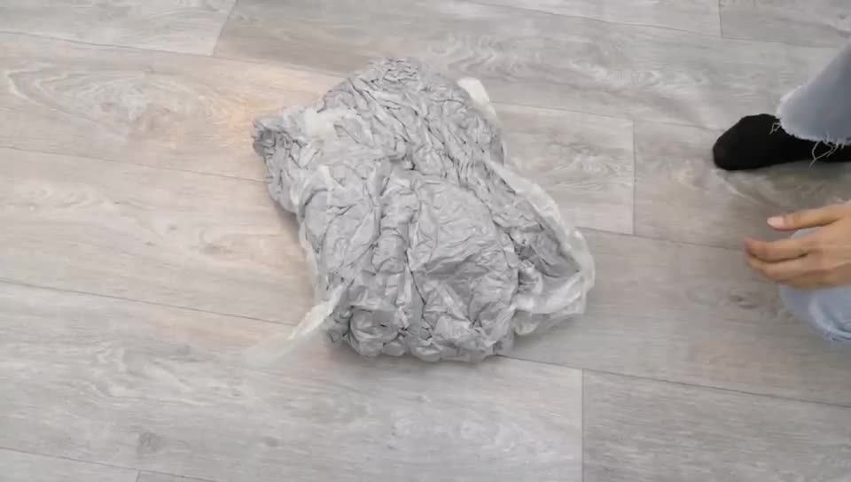 High Quality Velvet Cushions Mix Sizes Pebble Pillows Light Gray