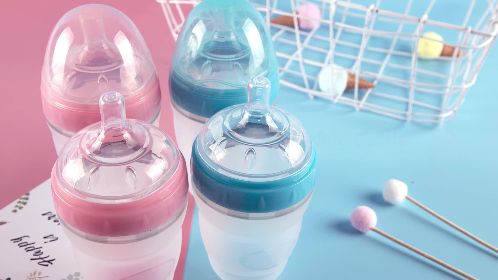 2020 New Silicone Feeding Bottle Baby Bottles Silicone Buy Baby