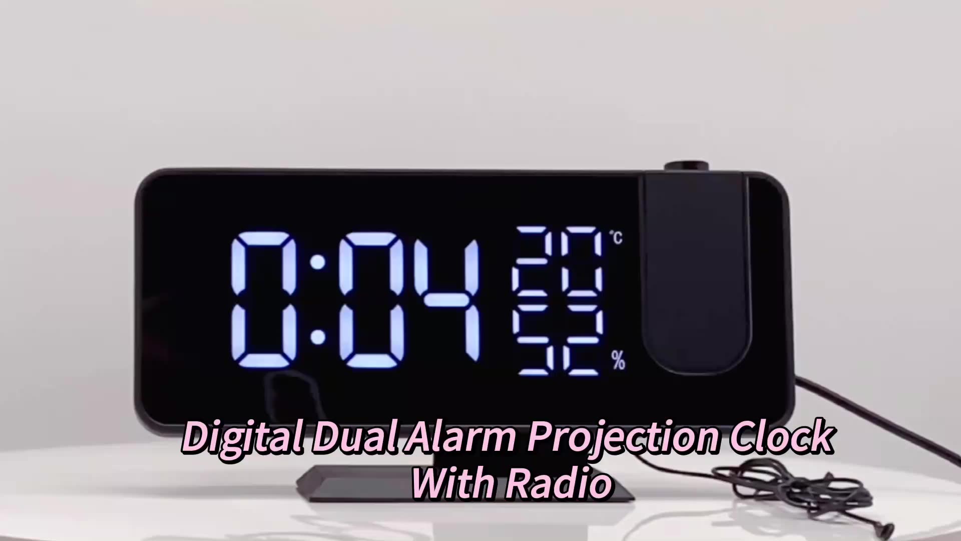 Customized Digital Table Led Light Projection Alarm Clock Buy Laser