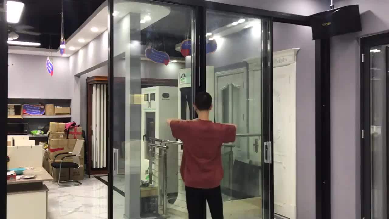 Storefront Exterior Patio Slide Door Patio Double Glazed Aluminum