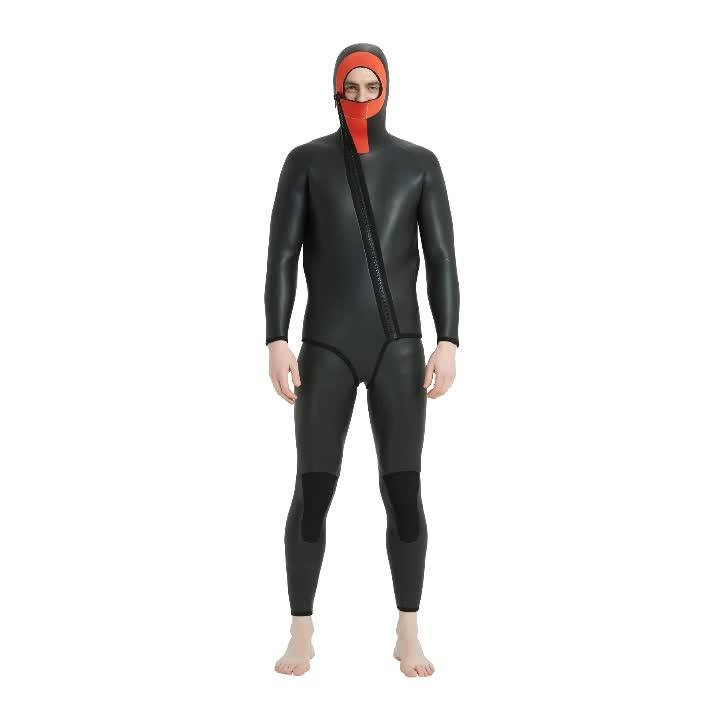 7mm Neoprene Spearfishing Mens Surfing Diving Wetsuits For Spearfishing