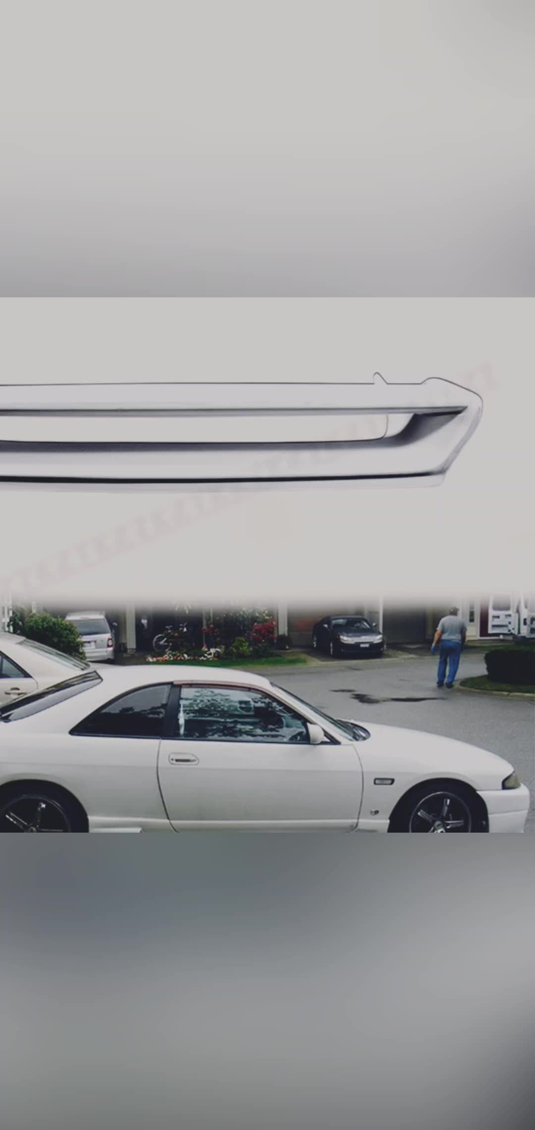 For Skyline R33 Gtr Oem Spoiler Fiber Glass - Buy Skyline R33 Gtr Oem ...