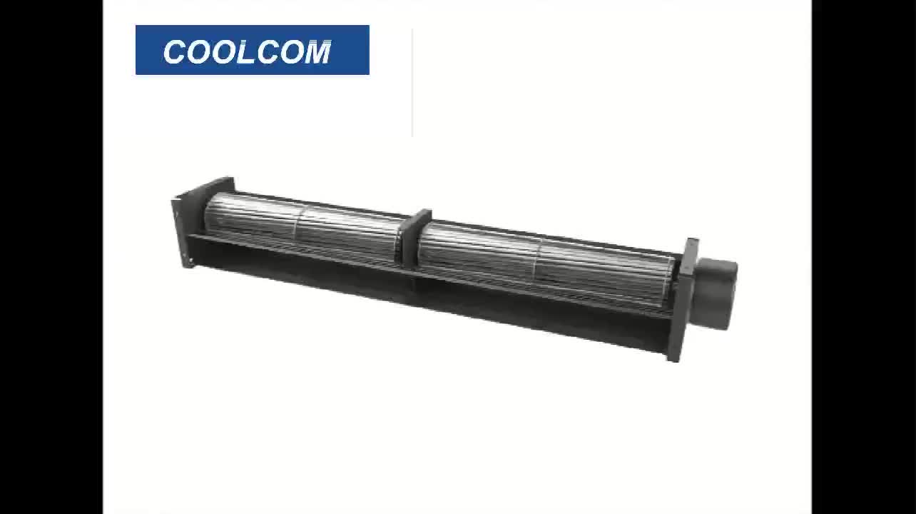 60mm Double Impeller Ac Cross Flow Fan For Oven Fireplace Heater Buy