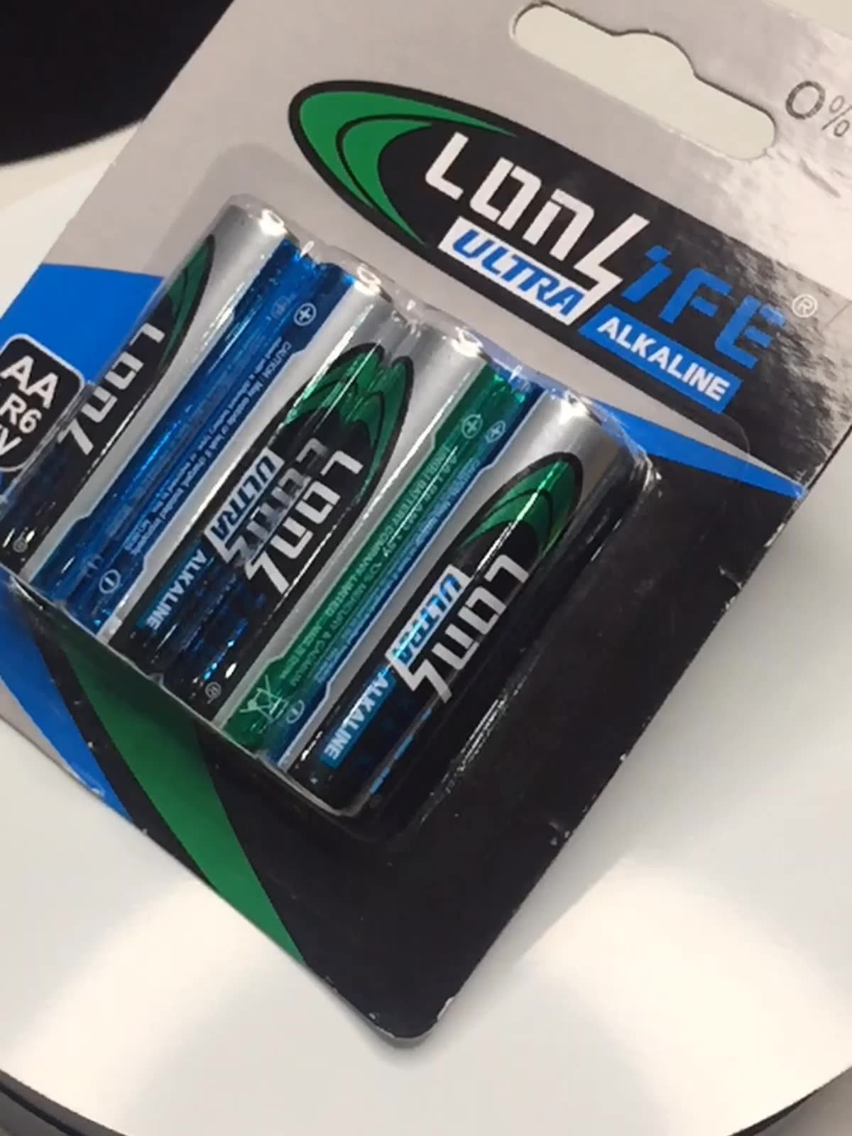 Lonlife Ultra Lr6 Aa 400mins Super Alkaline Battery For Toys Buy Lr6 Battery,Aa Battery,Toys