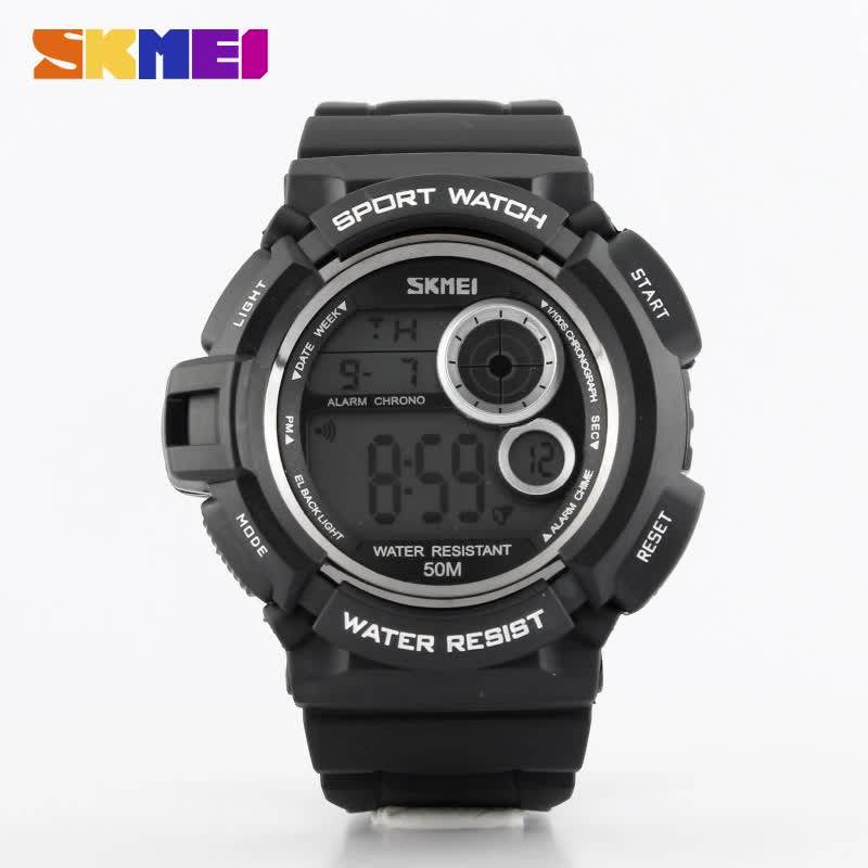 Funny Digital Watch Led Red Light Watches Reloj Sport Men Cheap Color
