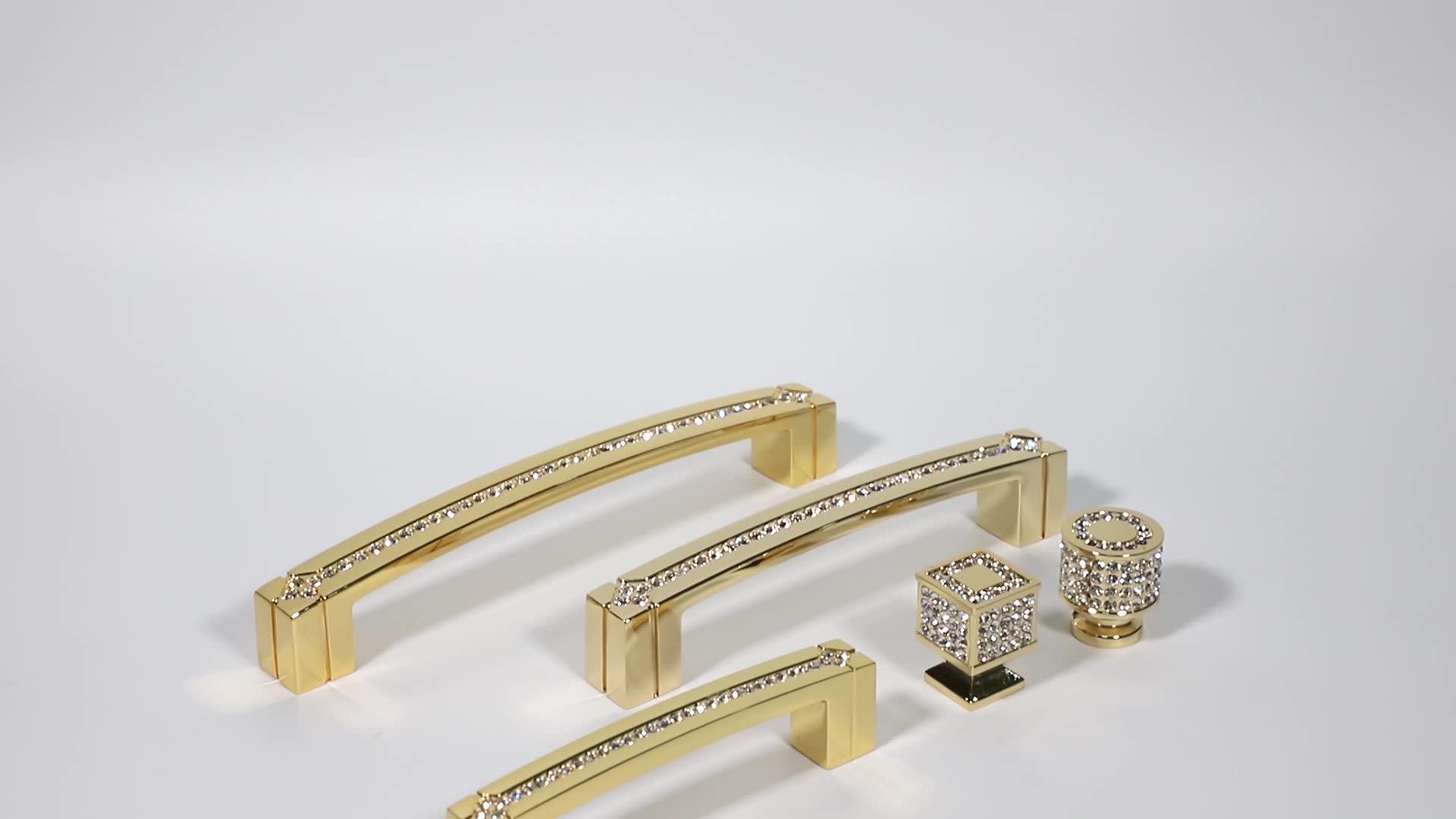 24k Gold Or Sliver Drawer Knobs And Handles Wardrobe Bathroom