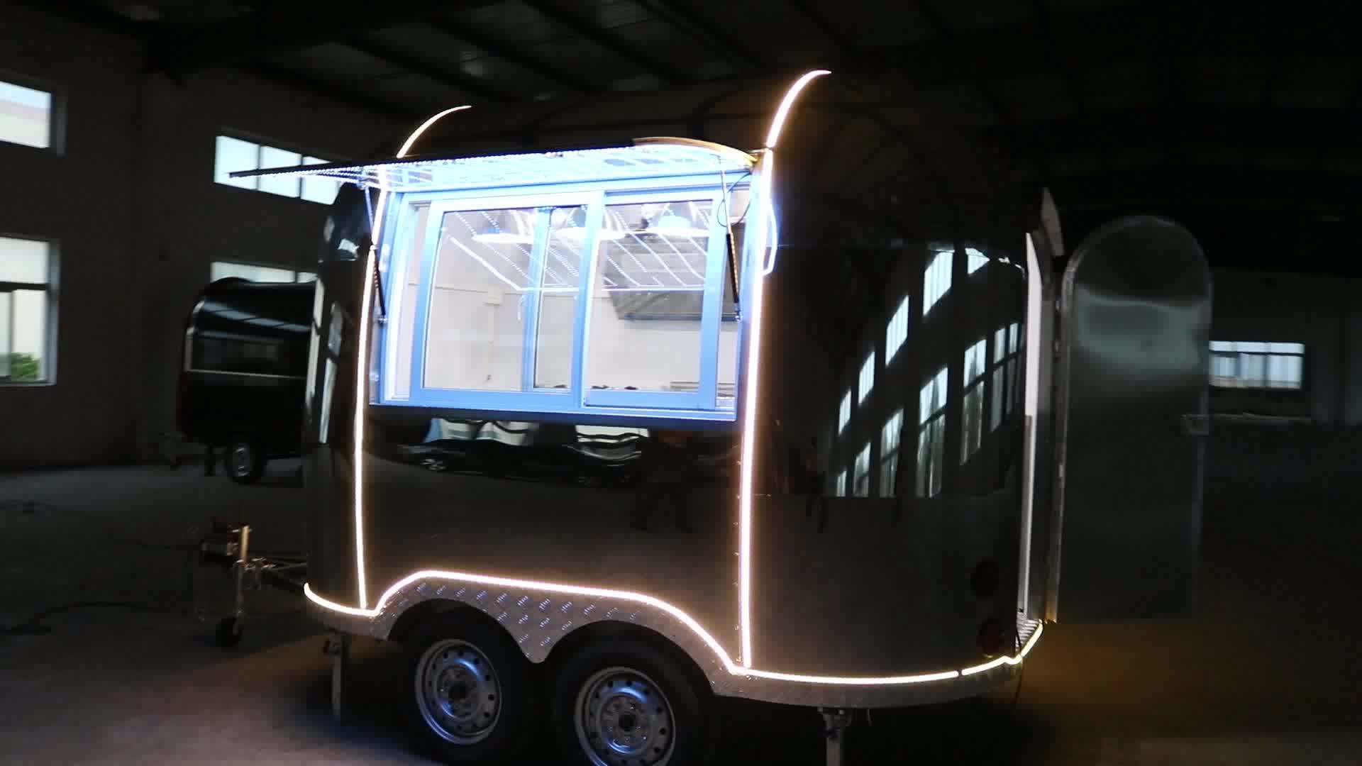 6m Stainless Bbq Steel Truck Fast Food Fabrication Buy Food Truck