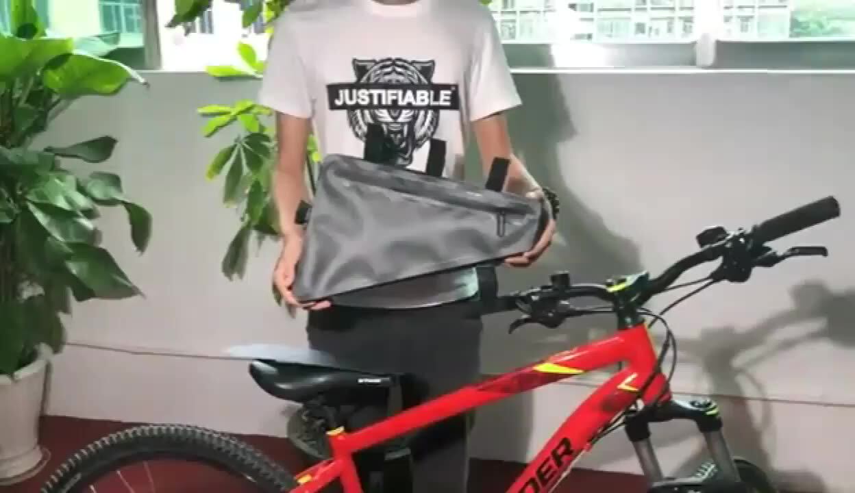 Sacoche étanche Légère 153g Sacoche De Vélo Triangle étanche 153g - Ultra Légère, Avec Sangles De Montage Stables, Neuve, Pour Cadre Route Ou VTT Sacoche Vélo Triangle