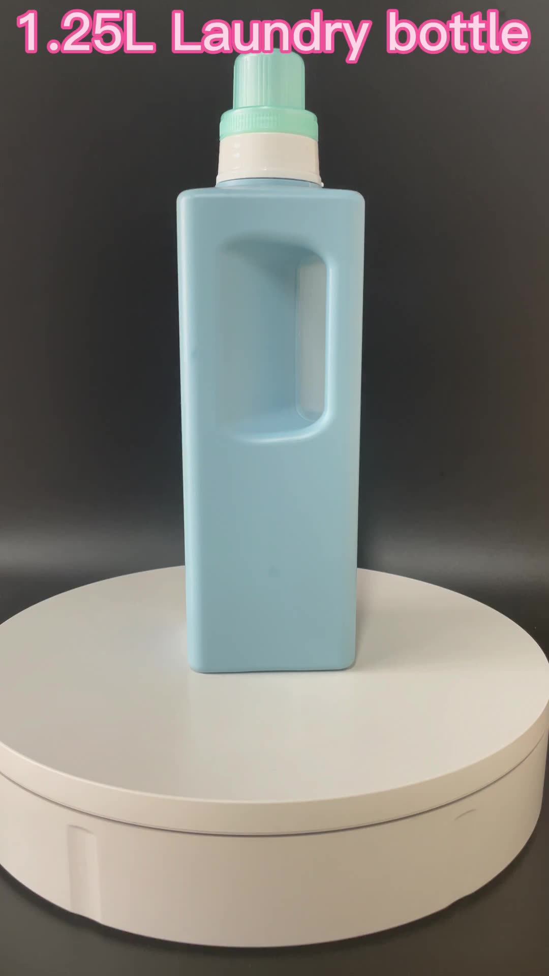 Manufacturer 1.25l Hdpe Plastic Bottles Laundry Detergent Bottle