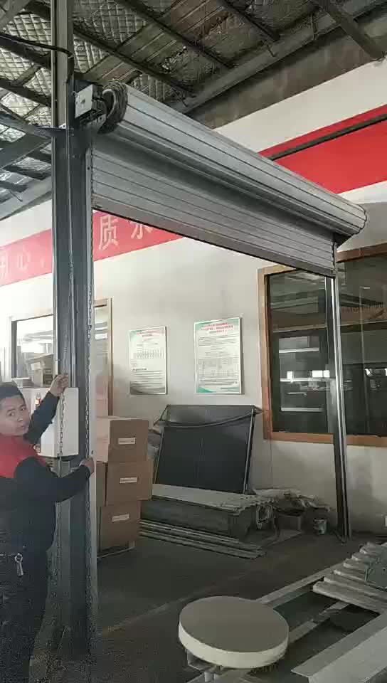 Steel Roller Shutter Door With Manual Chain Hoist - Buy Roller Shutter