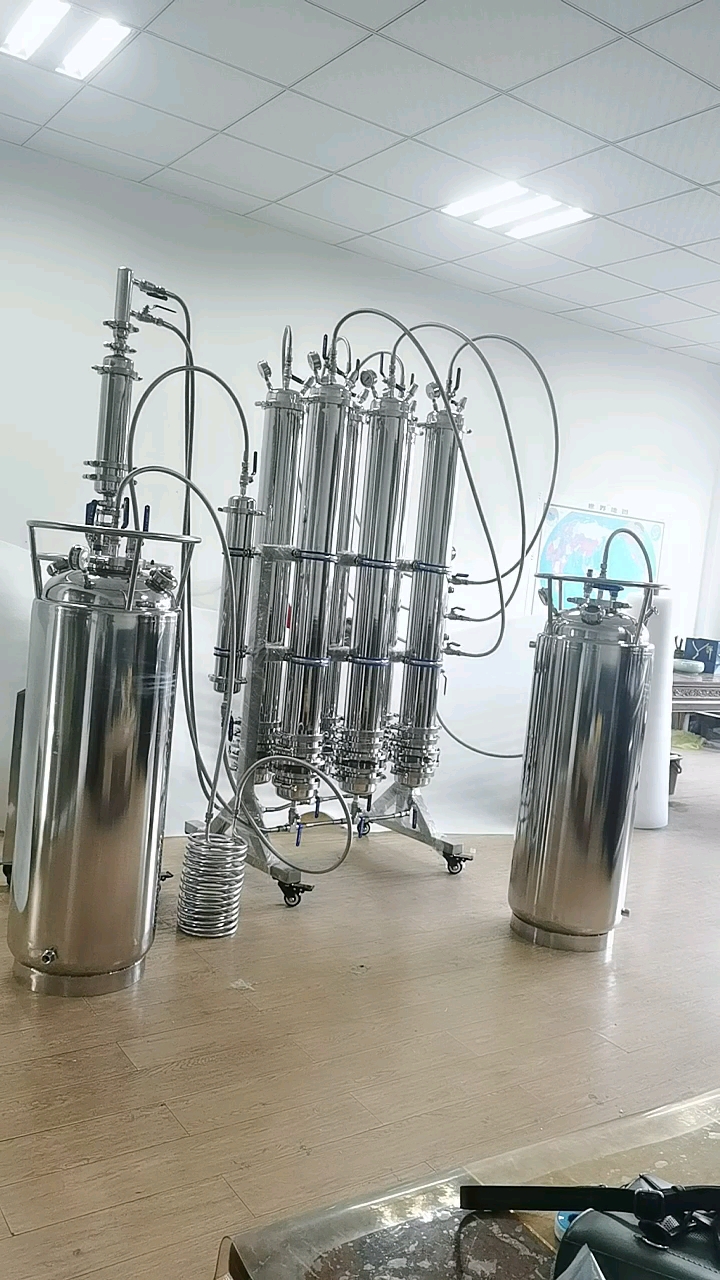 Bho Active Closed Loop Extractor With Spool Column And Coil With C.r.c