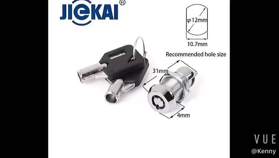 12mm Switch Locks Key Switch Atm Safe Lock With Lockable Key
