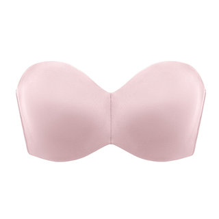 Lanqin big breasts ultra-thin strapless underwear showing small wrapped chest non-slip tube top thin section bra chest paste female invisible bra