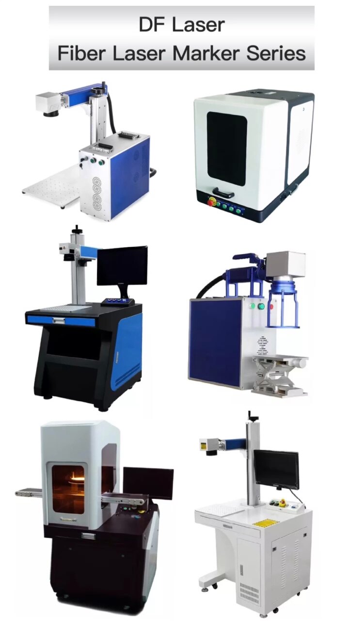 Fiber Laser Engraving Machine 50w Portable Split Laser Marker Metal